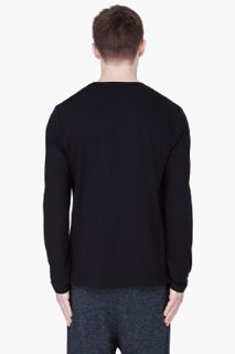 T By Alexander Wang Black Classic Long Sleeve T shirt for men