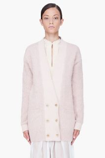 Chloe Blush Angora Blend Cardigan for women