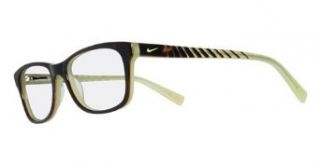 NIKE Eyeglasses 5509 226 Tortoise/Green 46MM Clothing