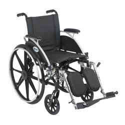 Drive Medical Viper Wheelchair with Flip back Desk Arms and Front