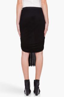 Rick Owens Black Drape Skirt for women