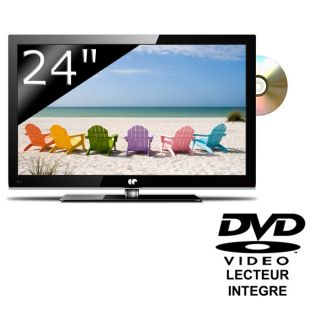 Continental Edison TV LCD 24HDV2   Achat / Vente TELEVISEUR COMBINE 23