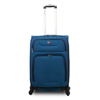 inch blue expandable carry on spinner upright msrp $ 140 00 today $ 69
