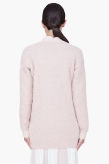 Chloe Blush Angora Blend Cardigan for women