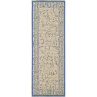 Handmade Treasures Light Blue/ Ivory Wool Rug (23 x 14) Today $168