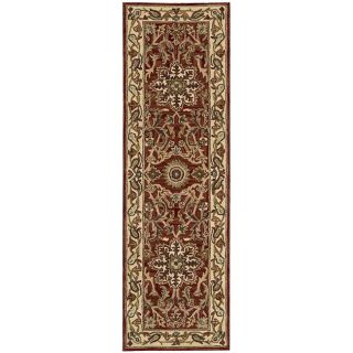 Hand tufted Caspian Red Wool Rug (23 x 76) Today $87.99 Sale $79