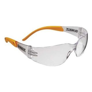 Dewalt DPG54 1D Safety Glasses, Clear, Scratch Resistant