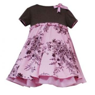 Rare Editions Baby/Infant Girls 3M 24M PINK BROWN FLORAL