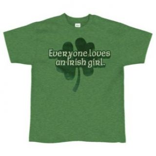 Everyone Loves An Irish Girl Ladies T Shirt   Medium