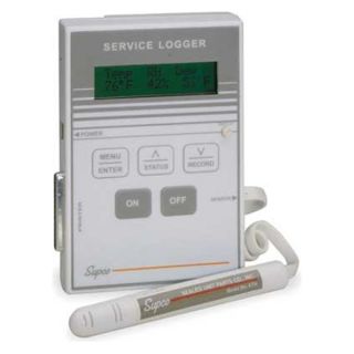 Supco SLTH Data Logger, Temp and Humidity,  30 to130F