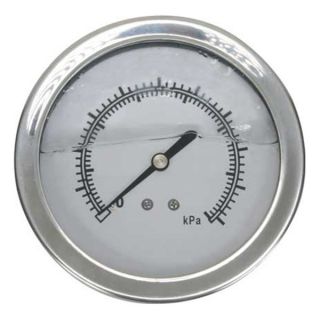 Approved Vendor 4CFP9 Pressure Gauge, Filled, 2 In, 3000 Psi, SS