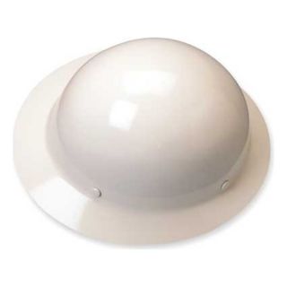 MSA 475408 Hard Hat, FullBrim, NonSlotted, White