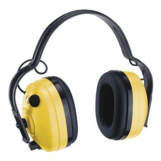 Condor 4FRL9 Electronic Ear Muff, 23dB, Yellow