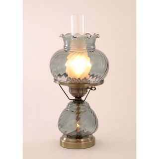 Hurricane Optic Green Speckle Glass Lamp Today $109.99