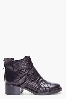 Givenchy Black Multi Band Boots for women