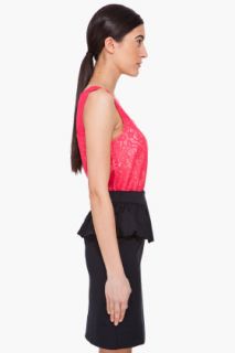 Marc By Marc Jacobs Red Silk Muriel Tank Top for women