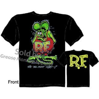 SIZE XL Big Daddy Clothing 3D Color Rat Fink T Shirt Ed Roth Signature