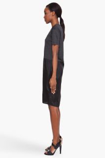 MM6 Maison Martin Margiela Charcoal Pocket Dress for women