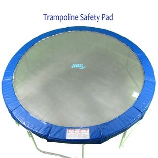 15 foot Round Blue Super Trampoline Safety Pad