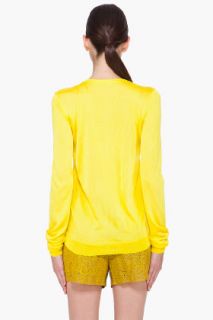 Cushnie Et Ochs Yellow Viscose Blouse for women