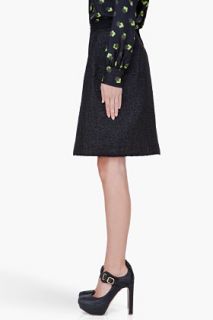 Marc Jacobs Black Mohair Blend Magda Skirt for women