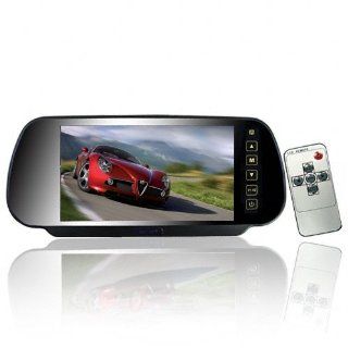 Widescreen Car Rearview Monitor Mirror with Touch Button, 480(W)x 234