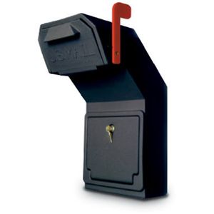 Icm Corporation N1028131 Large Black Lock Mailbox