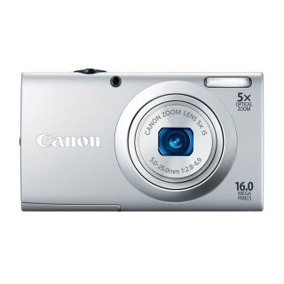 Canon PowerShot A2400IS 16MP Silver Digital Camera Was $149.00 Today