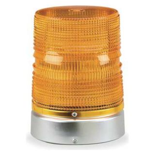 Federal Signal 131DST 120A Warning Light, Double Flash Strobe, Amber