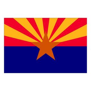 Nylglo 140260 Arizona State Flag, 3x5 Ft