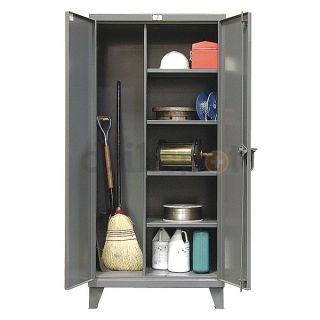 Strong Hold 36 BC 244 Janitorial Storage Cabinet, Dark Gray