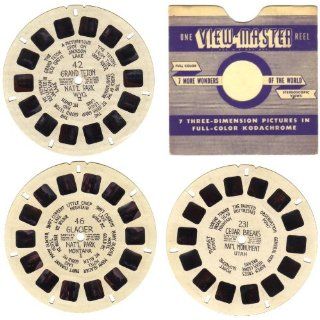 View Master Reels #42, #46, #231 U.S. National Parks and Monuments