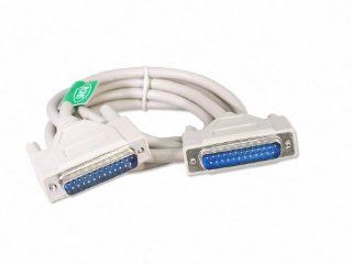 Your Cable Store 6 Foot DB25 25 Pin Serial Port Cable Male