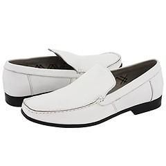 Steve Madden Model White Leather Loafers