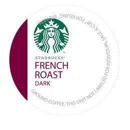 Starbucks French Roast Coffee K Cup For Keurig Brewers 