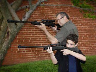 Dadz & Kidz Combo   Silent Cat & Recon Whisper air rifle
