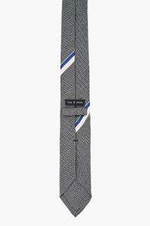 Rag & Bone Charcoal Pin Dot Tie for men