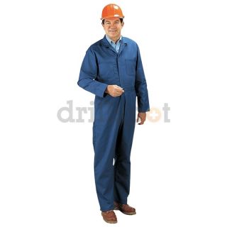 Approved Vendor CT10PBRG38 Coverall, Chest 38In., Blue