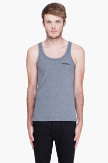 Diesel Grey Umtk Johnny Tank Top for men