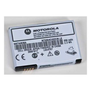 Motorola NNTN4930A Cellphone Battery, 650 mAh, For Motorola