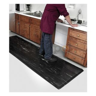 Apache Mills 39 063 0908 2x3 Mat, 2x3, Black, K Marble Foot, 1/2