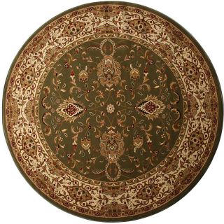 Persian Green Oriental Rug (710 Round)