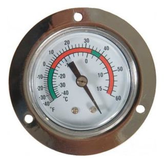 Approved Vendor 1EPE7 Analog Panel Mt Thermometer,  40 to 60F