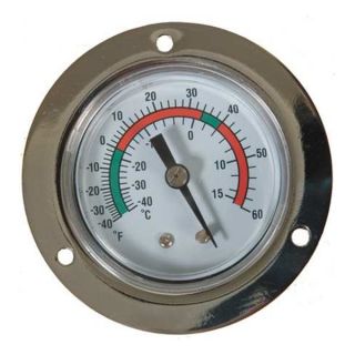 Approved Vendor 1EPE9 Analog Panel Mt Thermometer,  40 to 60F