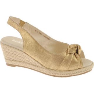 Womens Oomphies Lady Knot Gold Canvas Today $59.95