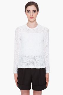 Comme Des Garçons Raschel Lace Shirt for women