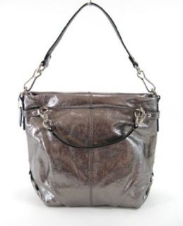 Coach Metallic Crinkled Leather Brooke Hobo Handbag 17165