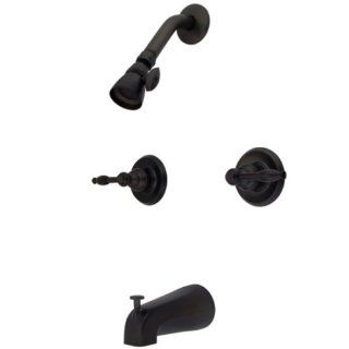 Kingston Brass KB245KL Tub and Shower Faucet, Oil Rubbed Bronze