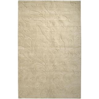 Candice Olson Loomed Beige Damask Pattern Wool Rug (5 x 8) $440.00 5