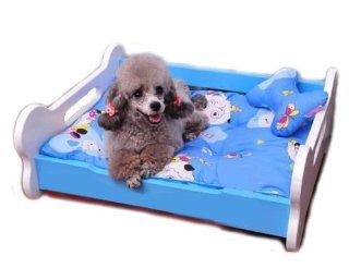 large Attractive Natural Solid Wood Style Frame Pet Dog
